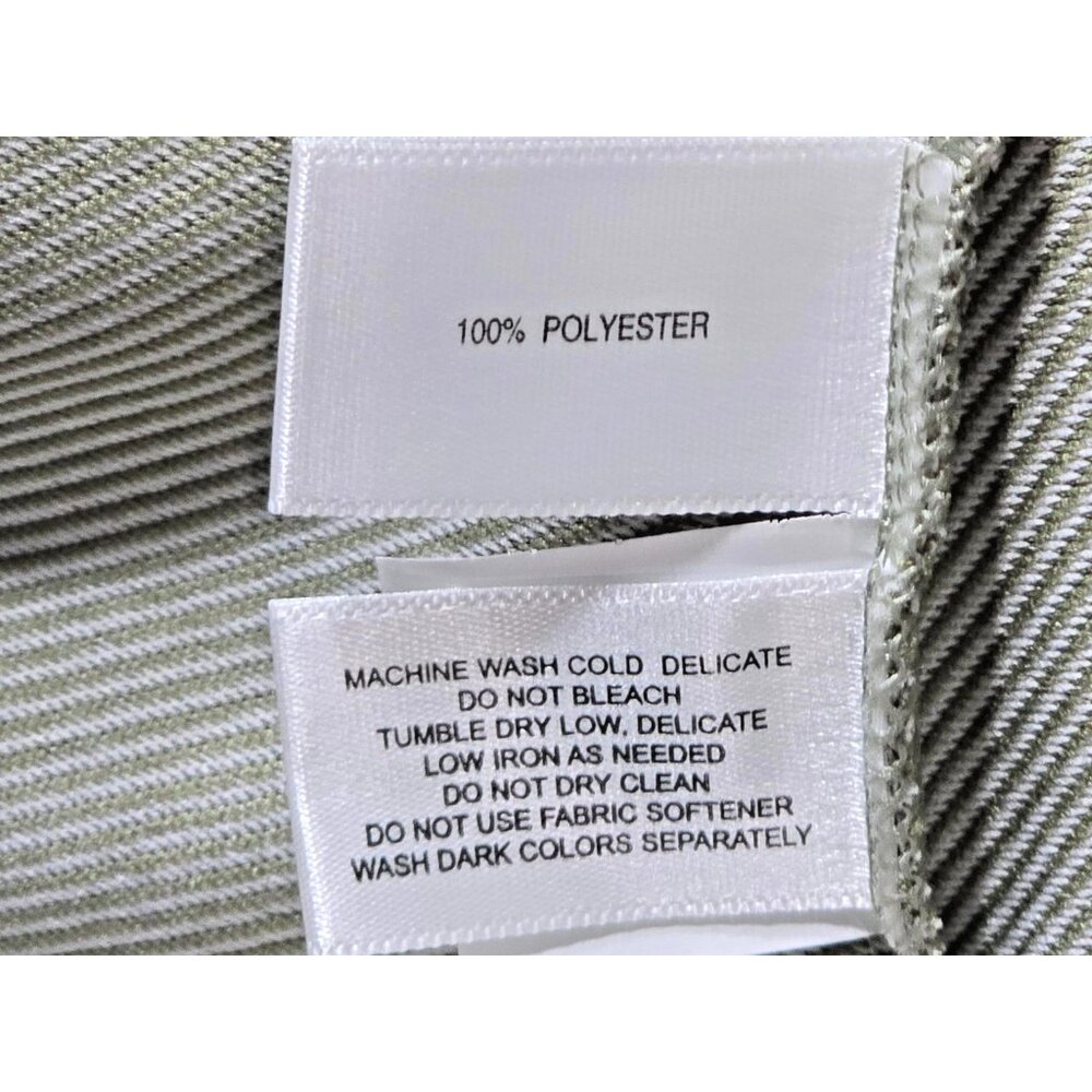 Cutter & Buck CB DryTec Men’s XL Snap Polo Gray Brown Stripe UV Quick-Dry - Picture 7 of 16